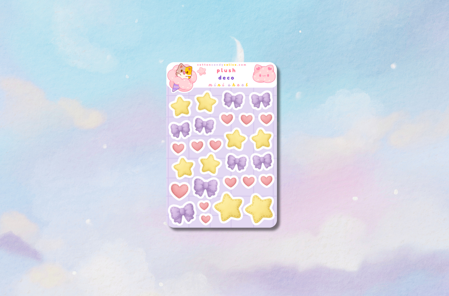 Plush Deco Mini Sticker Sheet