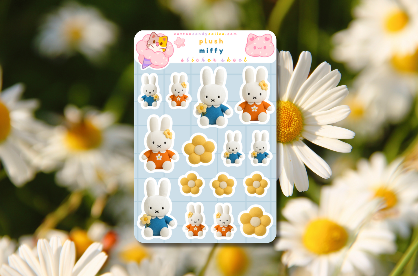 Plush Miffy Sticker Sheet