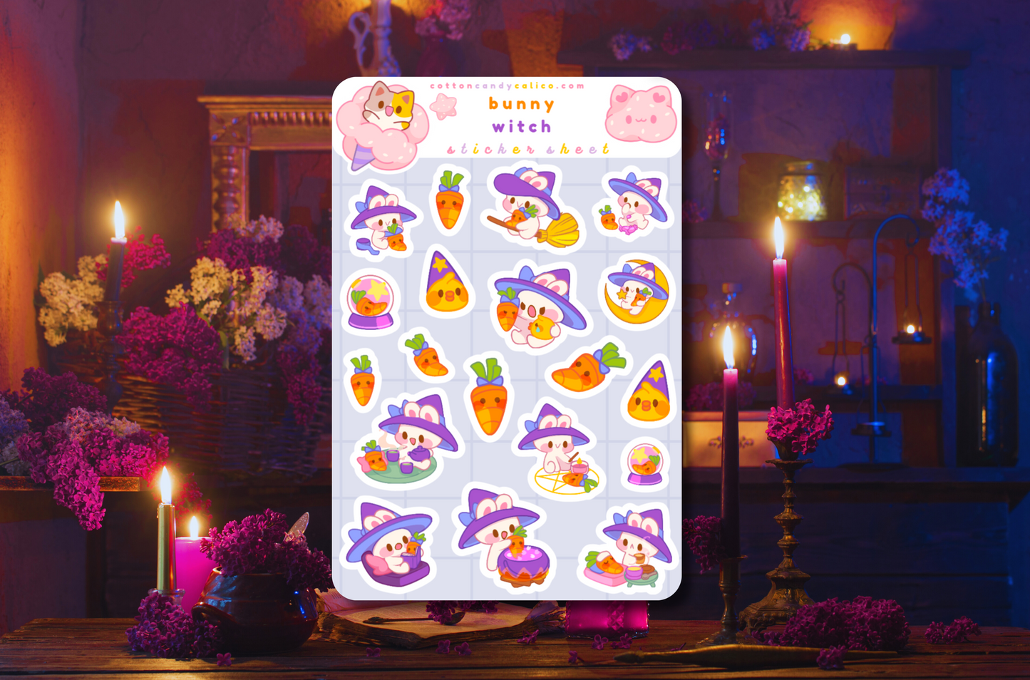 Bunny Witch Sticker Sheet