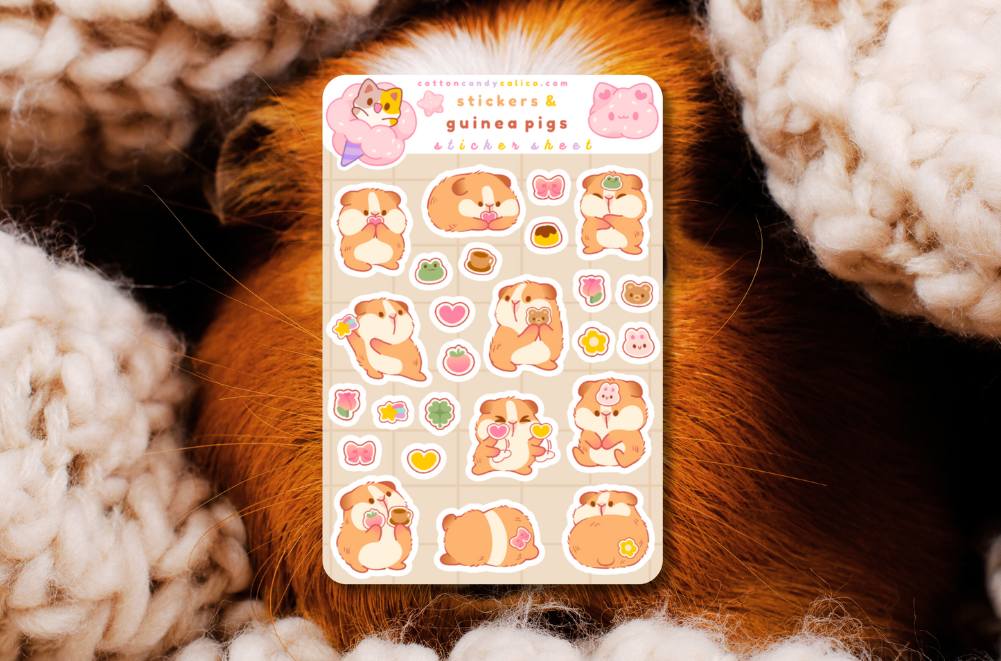 Stickers & Guinea Pigs Sticker Sheet