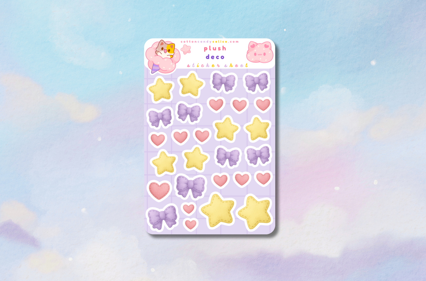 Plush Deco Sticker Sheet