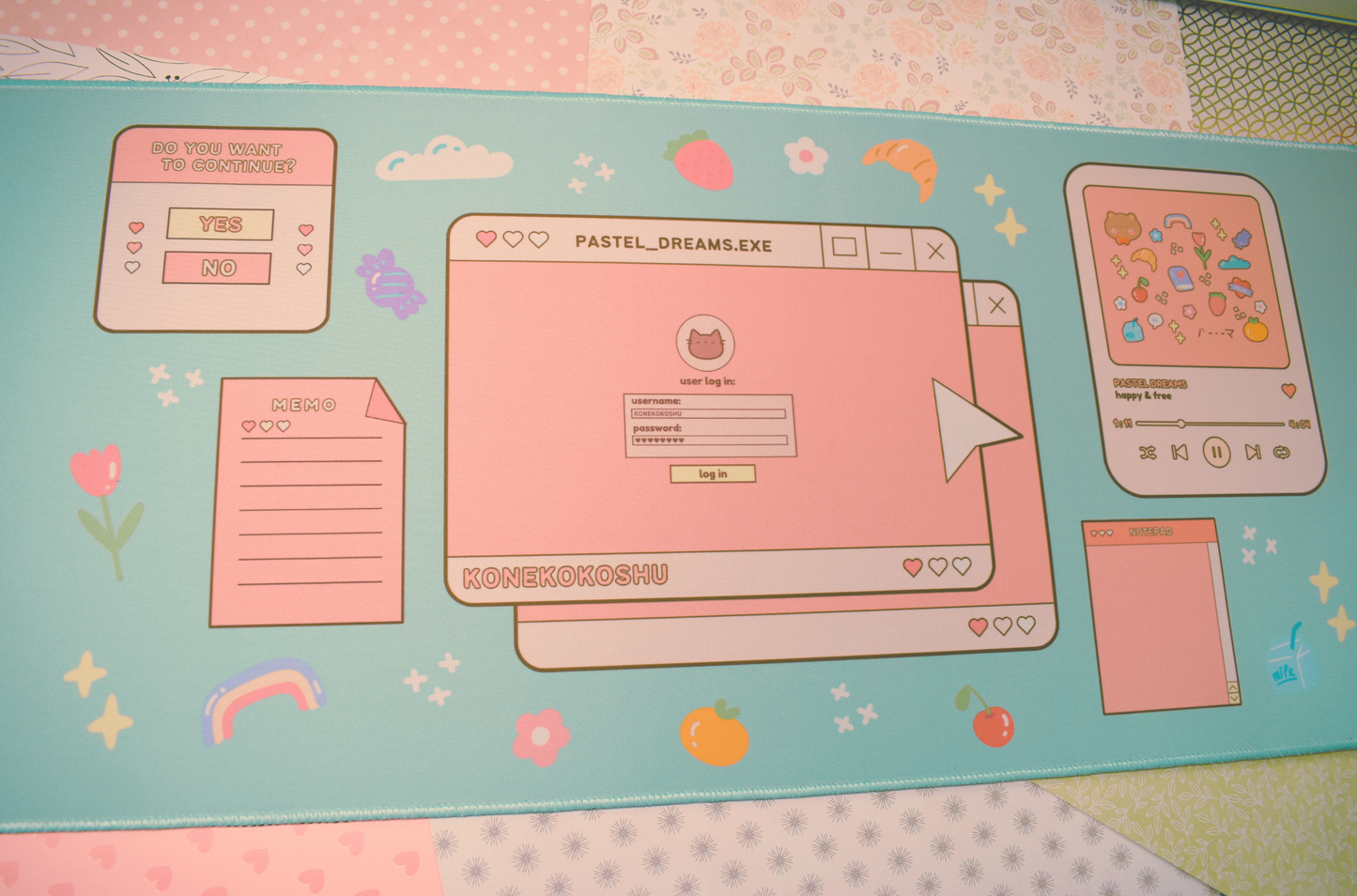 Pastel Dreams.EXE Deskmat