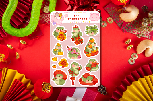 Year of the Snake Sticker Sheet