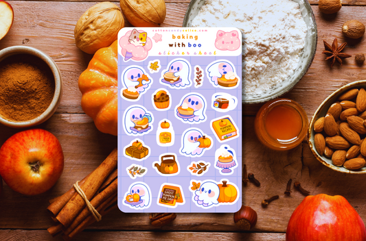 Baking with Boo Sticker Sheet