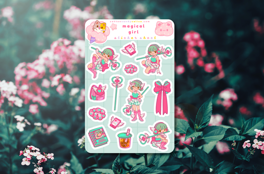 Magical Girl Sticker Sheet