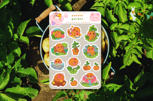 Potato Garden Sticker Sheet