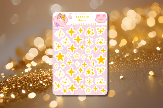 Sparkle Deco Sticker Sheet