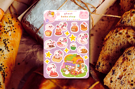 Ghost Bake Shop Sticker Sheet
