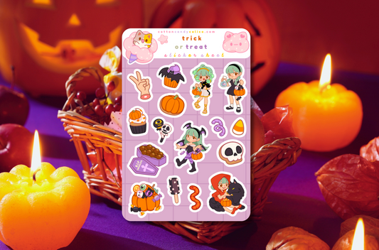 Trick or Treat Sticker Sheet